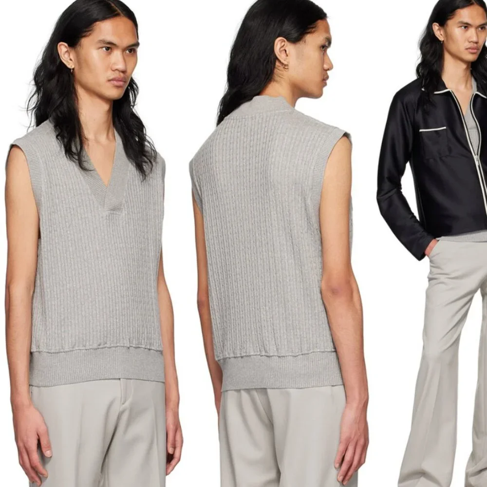 Martin Asbjørn Grey Chase Vest - Picture 2 of 2